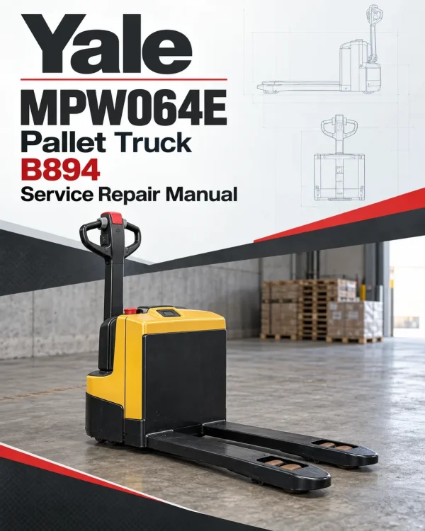 Yale MPW064E Pallet Truck B894 Service Repair Manual
