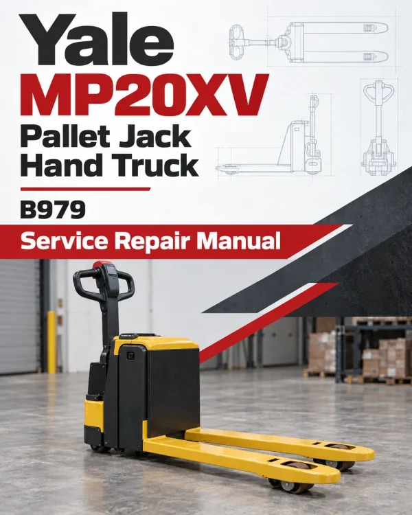 Yale MP20XV Pallet Jack Hand Truck B979 Service Repair Manual