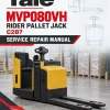 Yale MVP080VH Rider Pallet Jack C287 Service Repair Manual