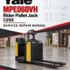 Yale MPE060VH Rider Pallet Jack C292 Service Repair Manual
