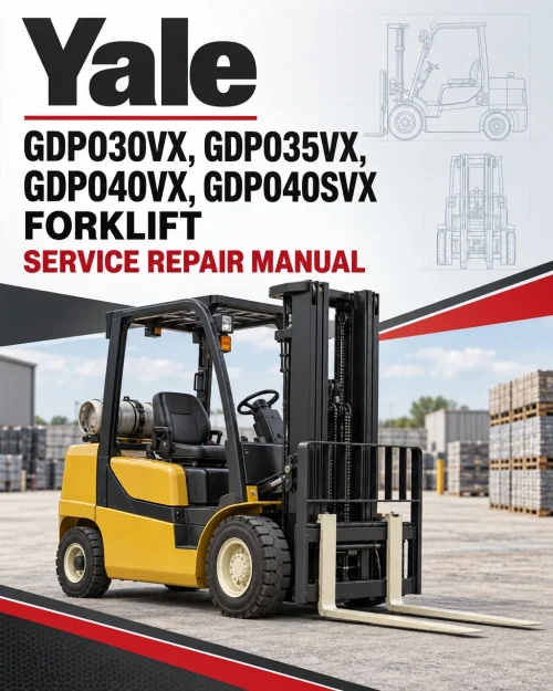 Yale GDP030VX, GDP035VX, GDP040VX, GDP040SVX Forklift C810 Service Repair Manual