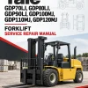Yale GDP70LJ, GDP80LJ, GDP90LJ, GDP100MJ, GDP110MJ, GDP120MJ Forklift C813 Service Repair Manual