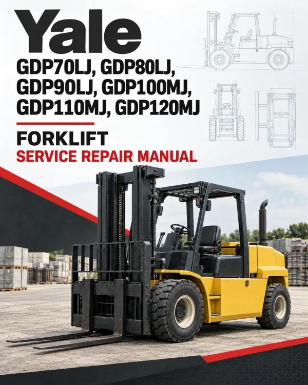 Yale GDP70LJ, GDP80LJ, GDP90LJ, GDP100MJ, GDP110MJ, GDP120MJ Forklift C813 Service Repair Manual