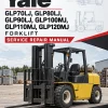 Yale GLP70LJ, GLP80LJ, GLP90LJ, GLP100MJ, GLP110MJ, GLP120MJ Forklift C813 Service Repair Manual