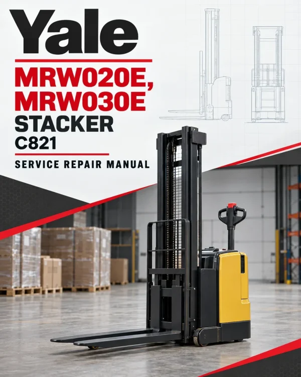 Yale MRW020E, MRW030E Stacker C821 Service Repair Manual Yale MRW020E, MRW030E Stacker C821 Service Repair Manual