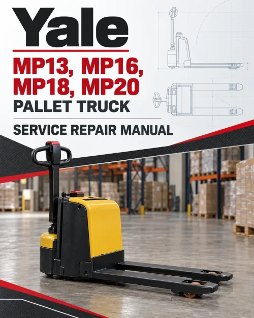 Yale MP13, MP16, MP18, MP20 Pallet Truck C841 Service Repair Manual