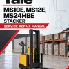 Yale MS10E, MS12E, MS24HBE Stacker C845 Service Repair Manual Yale MS10E, MS12E, MS24HBE Stacker C845 Service Repair Manual