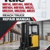 Yale MR14, MR14H, MR16, MR16H, MR16N, MR20, MR2OH, MR20W, MR25 C849 Reach Truck Repair Manual