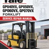 Yale GP040VX, GP050VX, GP060VX, GP070VX Forklift C875 Service Repair Manual