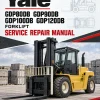 Yale GDP80DB GDP90DB GDP100DB GDP120DB Forklift C876 Service Repair Manual