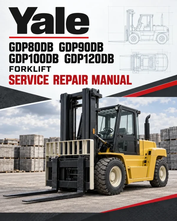 Yale GDP80DB GDP90DB GDP100DB GDP120DB Forklift C876 Service Repair Manual
