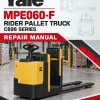 Yale MPE060-F Rider Pallet Truck C896 Series Repair Manual