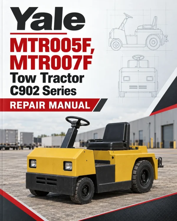 Yale MTR005F, MTR007F Tow Tractor C902 Series Repair Manual