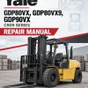 Yale GDP80VX, GDP80VX9, GDP90VX Forklift C909 Series Repair Manual