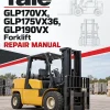 Yale GLP170VX, GLP175VX36, GLP190VX Forklift C909 Series Repair Manual Yale GLP170VX, GLP175VX36, GLP190VX Forklift C909 Series Repair Manual