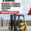 Yale GC040VX, GC050VX, GC055SVX, GC60VX, GC070VX Forklift C910 Series Repair Manual