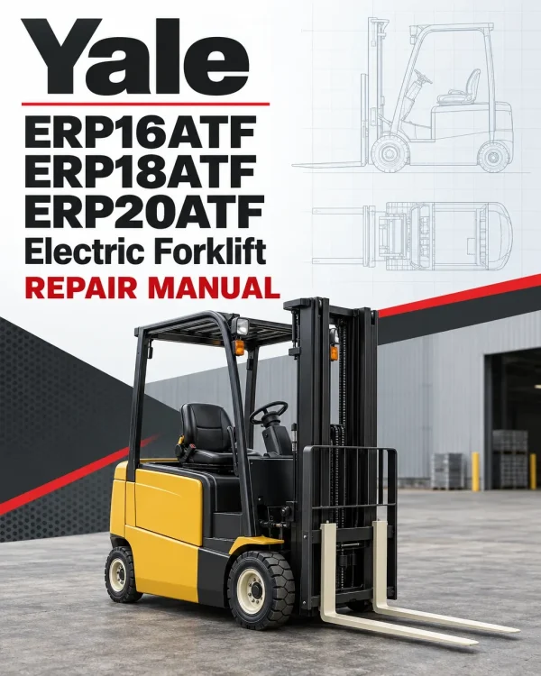 Yale ERP16ATF, ERP18ATF, ERP20ATF Electric Forklift D807 Series Repair Manual