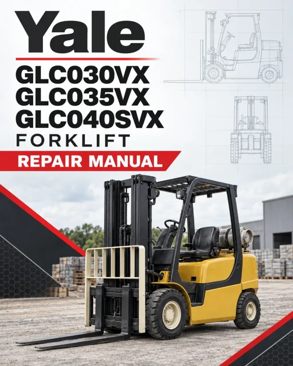 Yale GLC030VX, GLC035VX, GLC040SVX Forklift D809 Series Repair Manual Yale GLC030VX, GLC035VX, GLC040SVX Forklift D809 Series Repair Manual