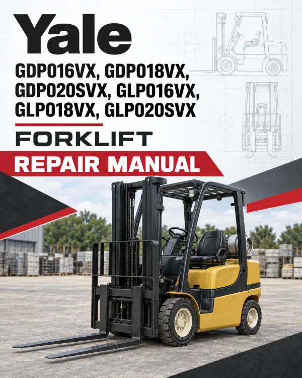 Yale GDP016VX, GDP018VX, GDP020SVX, GLP016VX, GLP018VX, GLP020SVX Forklift D810 Series Repair Manual