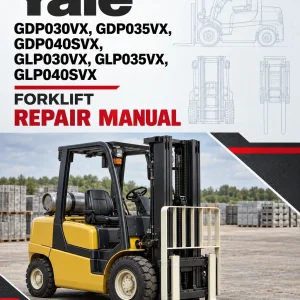Yale GDP030VX, GDP035VX, GDP040SVX, GLP030VX, GLP035VX, GLP040SVX Forklift D810 Series Repair Manual Yale GDP030VX, GDP035VX, GDP040SVX, GLP030VX, GLP035VX, GLP040SVX Forklift D810 Series Repair Manual
