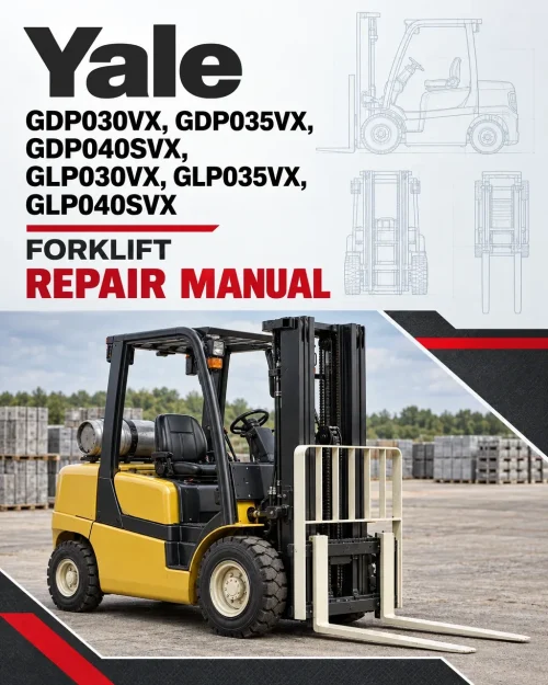 Yale GDP030VX, GDP035VX, GDP040SVX, GLP030VX, GLP035VX, GLP040SVX Forklift D810 Series Repair Manual Yale GDP030VX, GDP035VX, GDP040SVX, GLP030VX, GLP035VX, GLP040SVX Forklift D810 Series Repair Manual