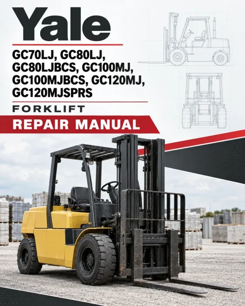 Yale GC70LJ, GC80LJ, GC80LJBCS, GC100MJ, GC100MJBCS, GC120MJ, GC120MJSPRS Forklift D818 Series Repair Manual Yale GC70LJ, GC80LJ, GC80LJBCS, GC100MJ, GC100MJBCS, GC120MJ, GC120MJSPRS Forklift D818 Series Repair Manual