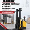Yale MRW020E, MRW030E, MSW040E Walkie Reach Stacker D820, D821 Series Repair Manual Yale MRW020E, MRW030E, MSW040E Walkie Reach Stacker D820, D821 Series Repair Manual