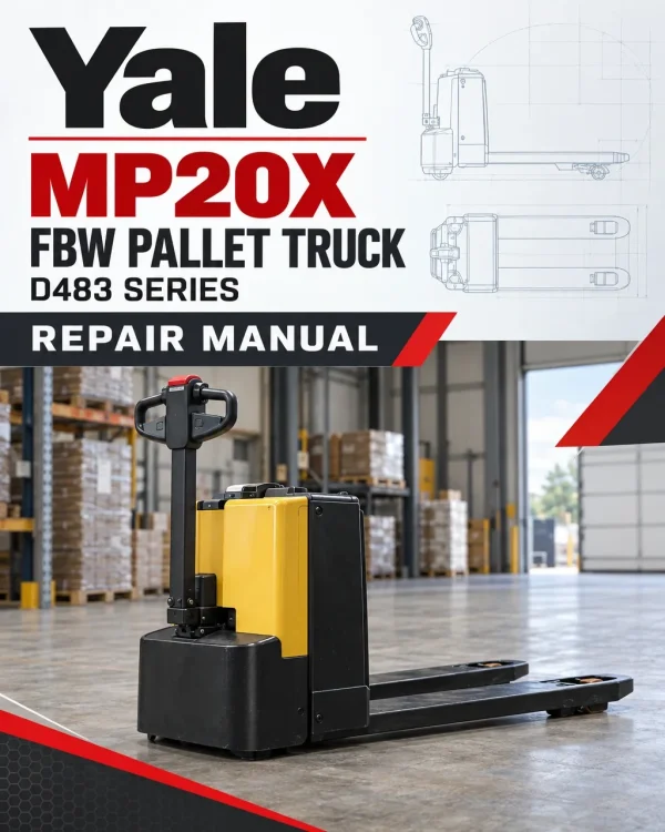 Yale MP20X FBW Pallet Truck D483 Series Repair Manual