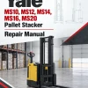 Yale MS10, MS12, MS14, MS16, MS20 Pallet Stacker D852 Series Repair Manual Yale MS10, MS12, MS14, MS16, MS20 Pallet Stacker D852 Series Repair Manual