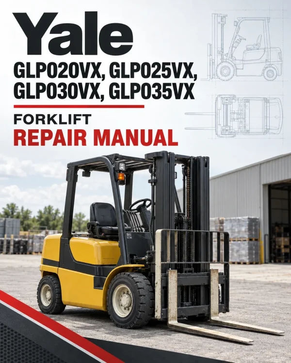 Yale GLP020VX, GLP025VX, GLP030VX, GLP035VX Forklift D875 Series Repair Manual