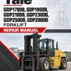 Yale GDP170DB, GDP190DB, GDP210DB, GDP230DB, GDP250DB, GDP280DB Forklift D877 Series Repair Manual