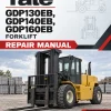 Yale GDP130EB, GDP140EB, GDP160EB Forklift D877 Series Repair Manual