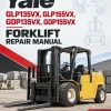 Yale GLP135VX, GLP155VX, GDP135VX, GDP155VX Forklift D878 Series Repair Manual