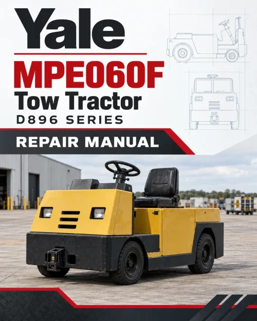 Yale MPE060F Tow Tractor D896 Series Repair Manual Yale MPE060F Tow Tractor D896 Series Repair Manual
