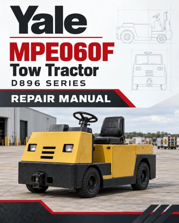 Yale MPE060F Tow Tractor D896 Series Repair Manual