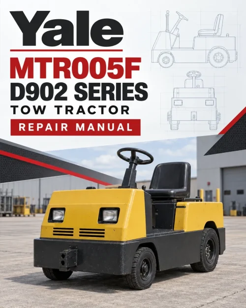 Yale MTR005F Tow Tractor D902 Series Repair Manual Yale MTR005F Tow Tractor D902 Series Repair Manual