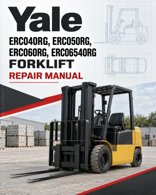 Yale ERC040RG, ERC050RG, ERC060RG, ERC06540RG Forklift E108 Series Repair Manual Yale ERC040RG, ERC050RG, ERC060RG, ERC06540RG Forklift E108 Series Repair Manual