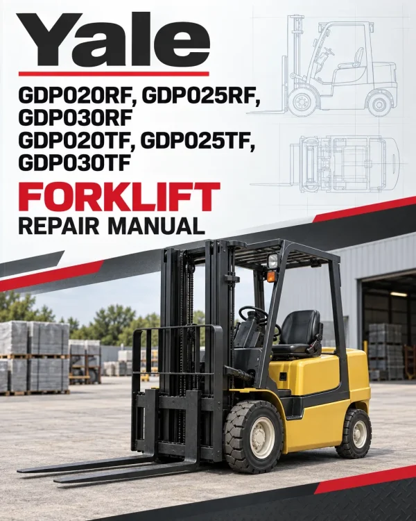 Yale GDP020RF, GDP025RF, GDP030RF, GDP020TF, GDP025TF, GDP030TF Forklift E177 Series Repair Manual