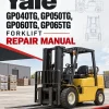 Yale GP040TG, GP050TG, GP060TG, GP065TG Forklift E177 Series Repair Manual