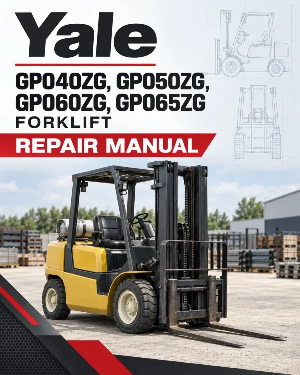 Yale GP040ZG, GP050ZG, GP060ZG, GP065ZG Forklift E177 Series Repair Manual Yale GP040ZG, GP050ZG, GP060ZG, GP065ZG Forklift E177 Series Repair Manual