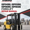Yale GDP040RG, GDP050RG, GDP060RG, GDP065RG Forklift E177 Series Repair Manual Yale GDP040RG, GDP050RG, GDP060RG, GDP065RG Forklift E177 Series Repair Manual