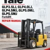 Yale GLP3.5LJ, GLP4.0LJ, GLP4.5MJ, GLP5.0MJ, GLP5.5MJ Forklift E813 Series Repair Manual Yale GLP3.5LJ, GLP4.0LJ, GLP4.5MJ, GLP5.0MJ, GLP5.5MJ Forklift E813 Series Repair Manual
