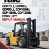 Yale GDP70LJ, GDP80LJ, GDP90LJ, GDP100MJ, GDP100MJ, GDP120MJ Forklift E813 Series Repair Manual