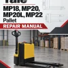Yale MP18, MP20, MP20L, MP22 Pallet E842 Series Repair Manual