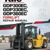 Yale GDP300EC, GDP330EC, GDP360EC Forklift E877 Series Repair Manual Yale GDP300EC, GDP330EC, GDP360EC Forklift E877 Series Repair Manual