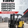Yale ERP030TH, ERP035TH, ERP040TH Forklift F807 Series Repair Manual Yale ERP030TH, ERP035TH, ERP040TH Forklift F807 Series Repair Manual
