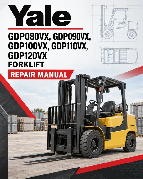 Yale GDP080VX, GDP090VX, GDP100VX, GDP110VX, GDP120VX Forklift F813 Series Repair Manual Yale GDP080VX, GDP090VX, GDP100VX, GDP110VX, GDP120VX Forklift F813 Series Repair Manual