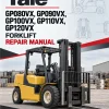 Yale GP080VX, GP090VX, GP100VX, GP110VX, GP120VX Forklift F813 Series Repair Manual Yale GP080VX, GP090VX, GP100VX, GP110VX, GP120VX Forklift F813 Series Repair Manual