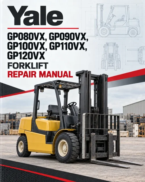 Yale GP080VX, GP090VX, GP100VX, GP110VX, GP120VX Forklift F813 Series Repair Manual Yale GP080VX, GP090VX, GP100VX, GP110VX, GP120VX Forklift F813 Series Repair Manual