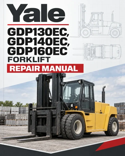 Yale GDP130EC, GDP140EC, GDP160EC Forklift F877 Series Repair Manual Yale GDP130EC, GDP140EC, GDP160EC Forklift F877 Series Repair Manual